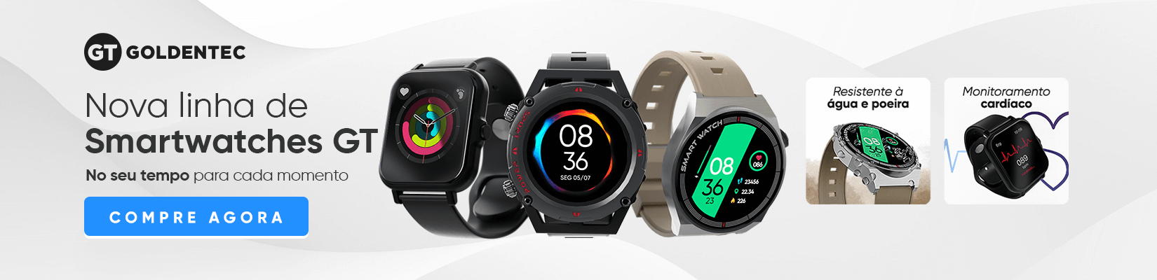 novos smartwatches gt